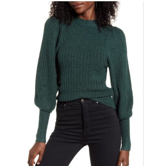 Leith Sweaters - NWT Leith Puff Sleeve Sweater